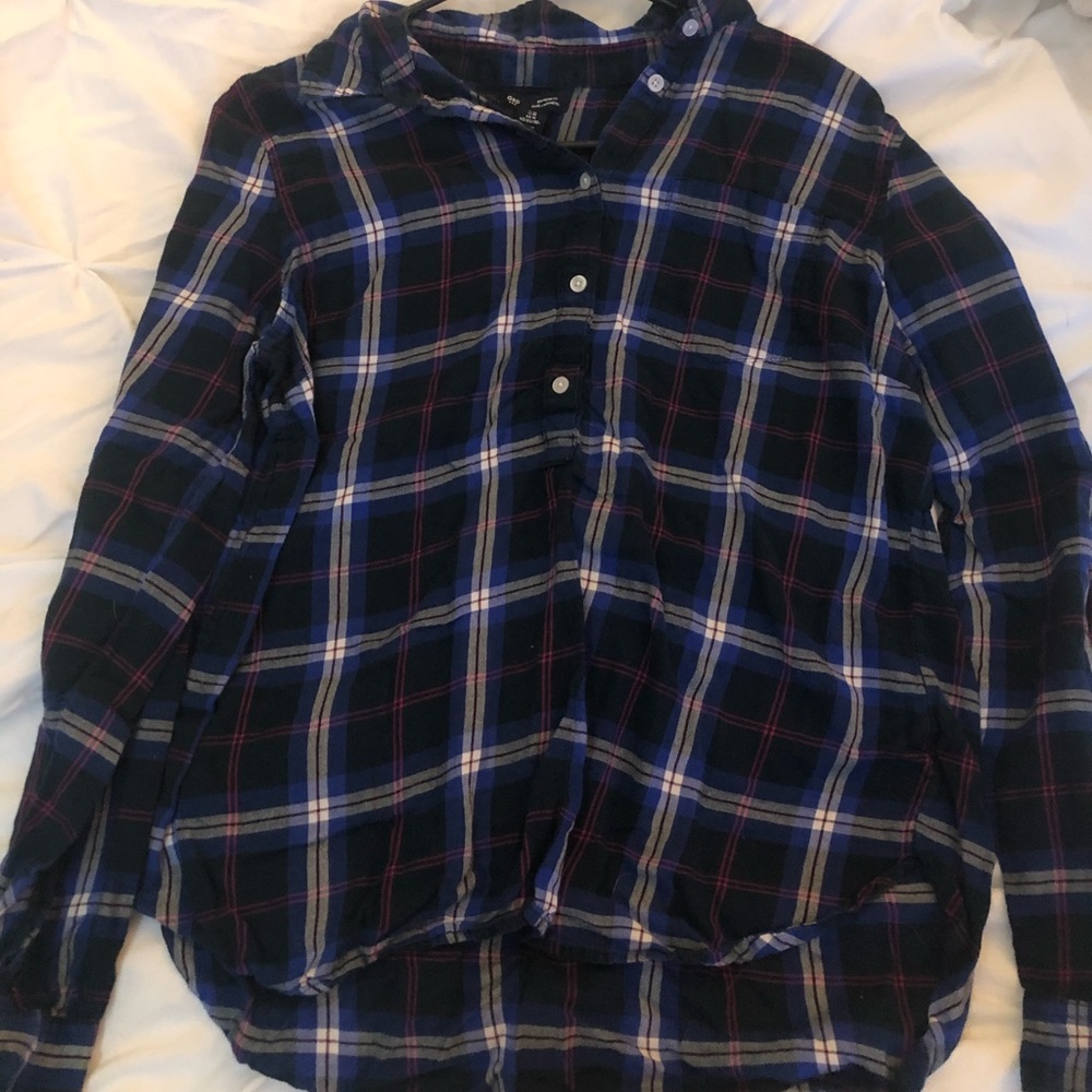 boyfriend plaid flannel